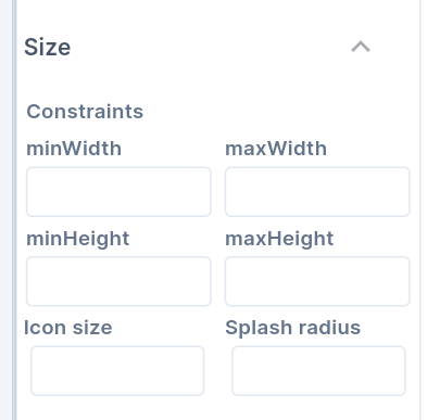 Widget Icon Button